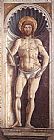 Benozzo di Lese di Sandro Gozzoli St Sebastian (on the pillar) painting